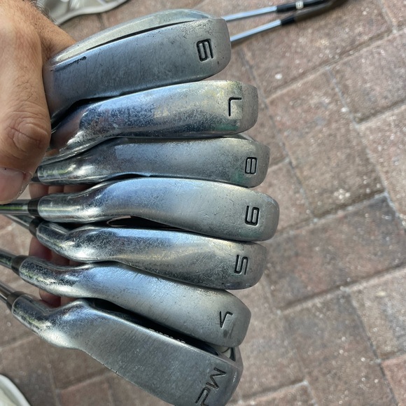 Mens iron set 9 pc in right hand , Ram irons plus wedges - Picture 6 of 11